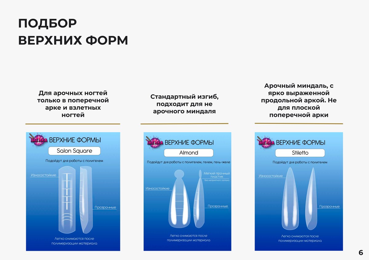 Подбор верхних форм
